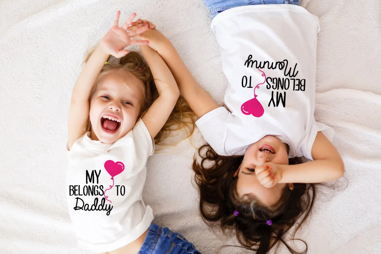 My Heart Belongs To Mommy /daddy Kid T Shirt Boys Girls Valentines Day Shirt Casual Short Sleeve T-shirts Valentine's Day Outfit
My Heart Belongs To Mommy /daddy Kid T Shirt Boys Girls Valentines Day Shirt Casual Short Sleeve T-shirts Valentine's Day Outfit