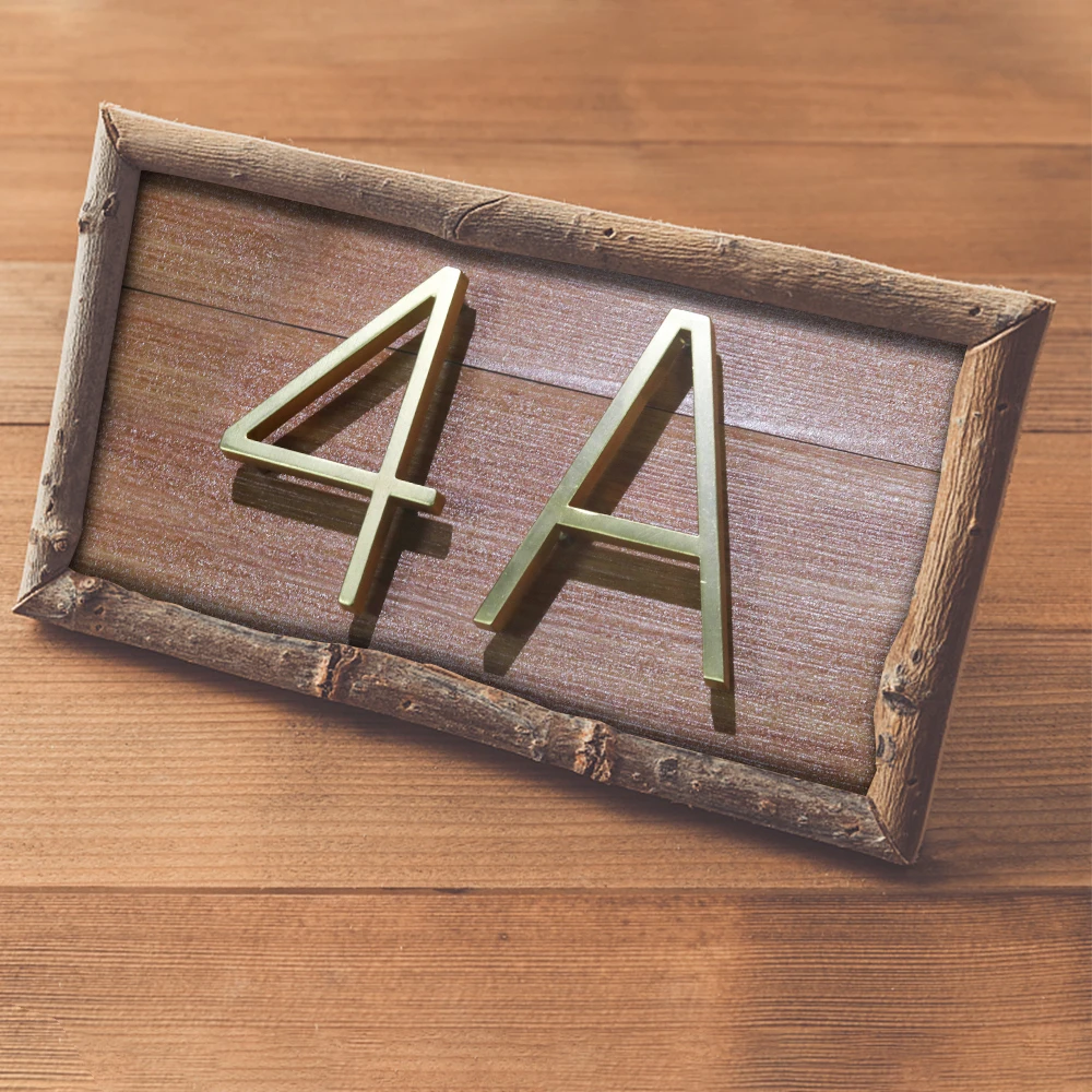 125mm House Numbers Address Home Door Outdoor Gold Zinc Alloy 5 in. #0-9 Big Door Sign Plates 
125mm House Numbers Address Home Door Outdoor Gold Zinc Alloy 5 in. #0-9 Big Door Sign Plates