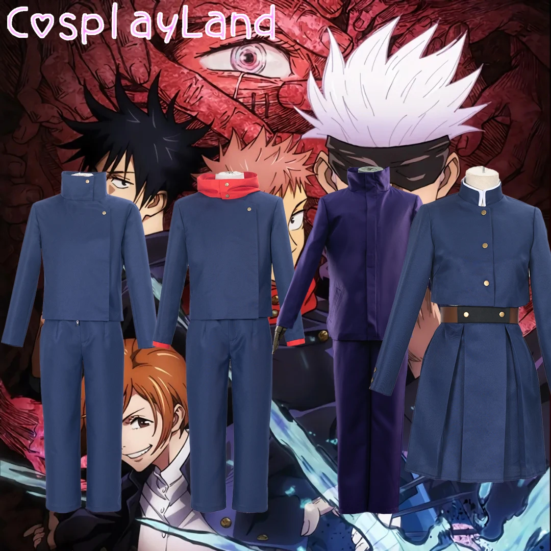 Anime Costumes Jujutsu Kaisen Cosplay Nobara Kugisa /Fushiguro Megumi /Gojo Satoru/ Yuji Itadori Costumes Dark Blue Uniform
Anime Costumes Jujutsu Kaisen Cosplay Nobara Kugisa /Fushiguro Megumi /Gojo Satoru/ Yuji Itadori Costumes Dark Blue Uniform