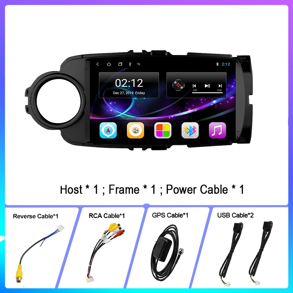 Autoradio for Toyota Yaris 2012-2017 Android 10.0 Car Radio 2din Carplay Multimedia DVD Player GPS Navigation 6G 128G Stereo
Autoradio for Toyota Yaris 2012-2017 Android 10.0 Car Radio 2din Carplay Multimedia DVD Player GPS Navigation 6G 128G Stereo