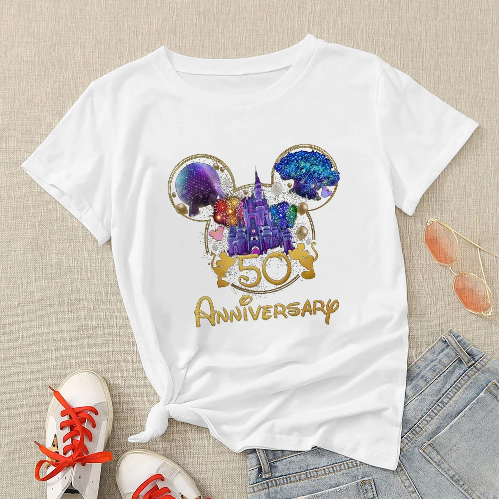 Disney Mickey Mouse 50th Anniversary T-shirt Harajuku Cute Printed Women Short Sleeve Top T Shirt Round Neck Clothes 80473
Disney Mickey Mouse 50th Anniversary T-shirt Harajuku Cute Printed Women Short Sleeve Top T Shirt Round Neck Clothes 80473