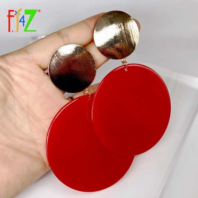 F.J4Z New Geometric Earrings for Women Fashion Oversize Red Resin Circle Earrings Stunning Big Statement Earrings dropship
F.J4Z New Geometric Earrings for Women Fashion Oversize Red Resin Circle Earrings Stunning Big Statement Earrings dropship
