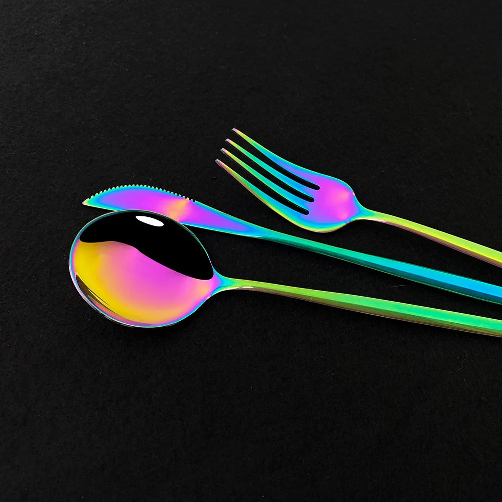 30Pcs Rose Gold Flatware Tableware Set Fork Dessert Spoon Knife Kitchen Cutlery Set Stainless Steel Home Dinnerware Dinner Set
30Pcs Rose Gold Flatware Tableware Set Fork Dessert Spoon Knife Kitchen Cutlery Set Stainless Steel Home Dinnerware Dinner Set