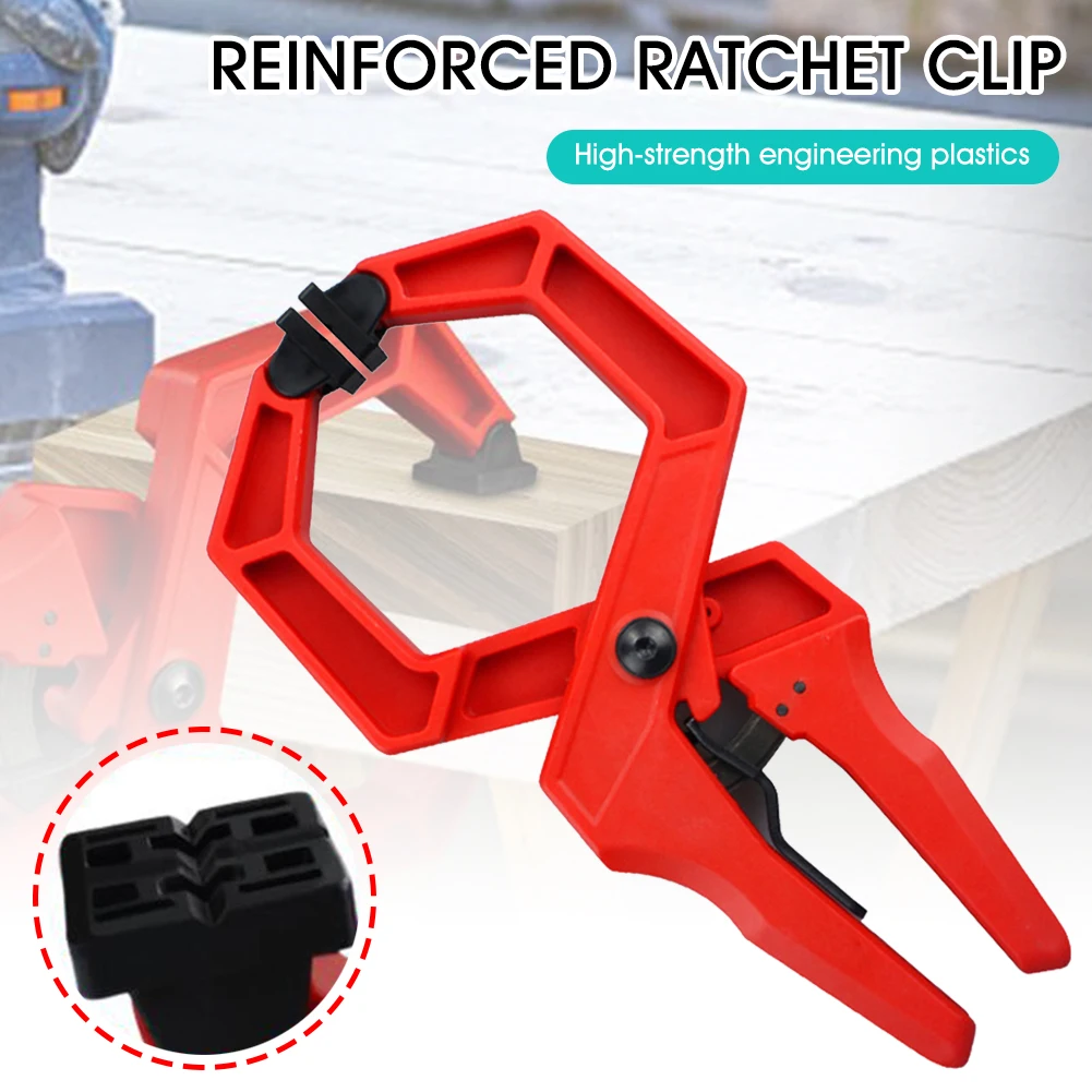 2/3/4 Inch Woodworking Plastic Handi-Clamp with Movable Tips G-Shaped Heavy Duty Large Force Spring Clip Clamps Carpenter Tool
2/3/4 Inch Woodworking Plastic Handi-Clamp with Movable Tips G-Shaped Heavy Duty Large Force Spring Clip Clamps Carpenter Tool