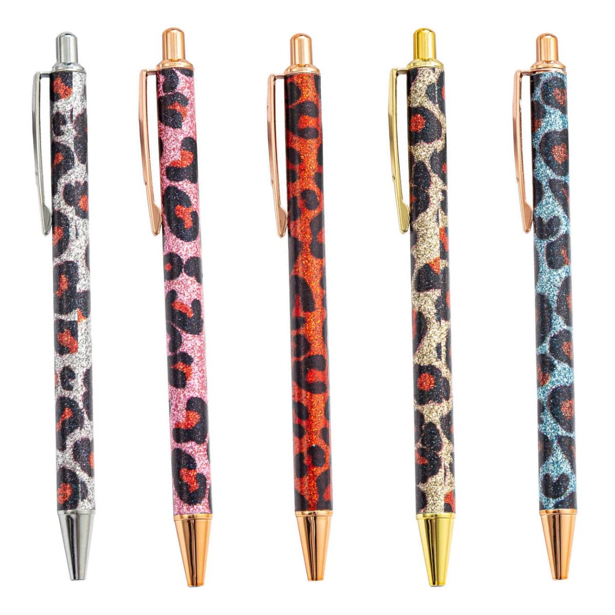Leopard Ballpoint Pen 1.0mm Metal Sparkly Gold Click Ball Pens Press Style Ball Pens School Office Writing Pen Stationery Supply
Leopard Ballpoint Pen 1.0mm Metal Sparkly Gold Click Ball Pens Press Style Ball Pens School Office Writing Pen Stationery Supply