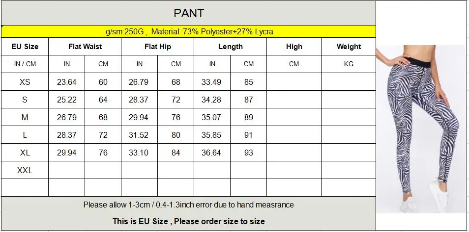 Women zebra print yoga pants sports leggings quick dry high stretchy gym tights women running trousers workout fitness clothes
Women zebra print yoga pants sports leggings quick dry high stretchy gym tights women running trousers workout fitness clothes