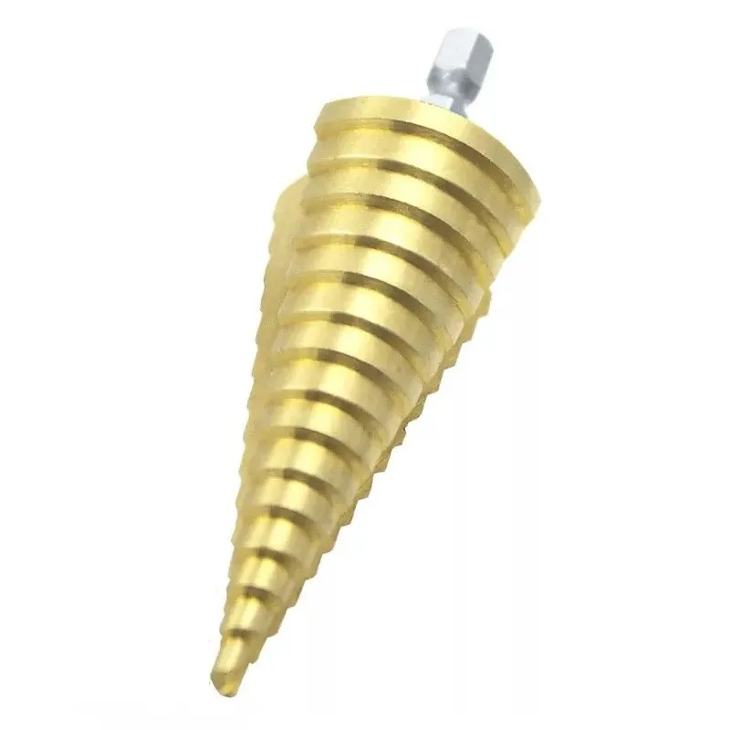 3PCS HSS Titanium Coated Step Drill Bit High Speed Steel 4-32mm Metal Wood Hole Cutter Cone Drilling Tool
3PCS HSS Titanium Coated Step Drill Bit High Speed Steel 4-32mm Metal Wood Hole Cutter Cone Drilling Tool
