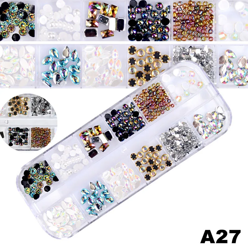 New Mix 12 Color Circle Beads Nail Art Tips Rhinestones Glitters Acrylic UV Gel Gems Decoration with Hard Case
New Mix 12 Color Circle Beads Nail Art Tips Rhinestones Glitters Acrylic UV Gel Gems Decoration with Hard Case