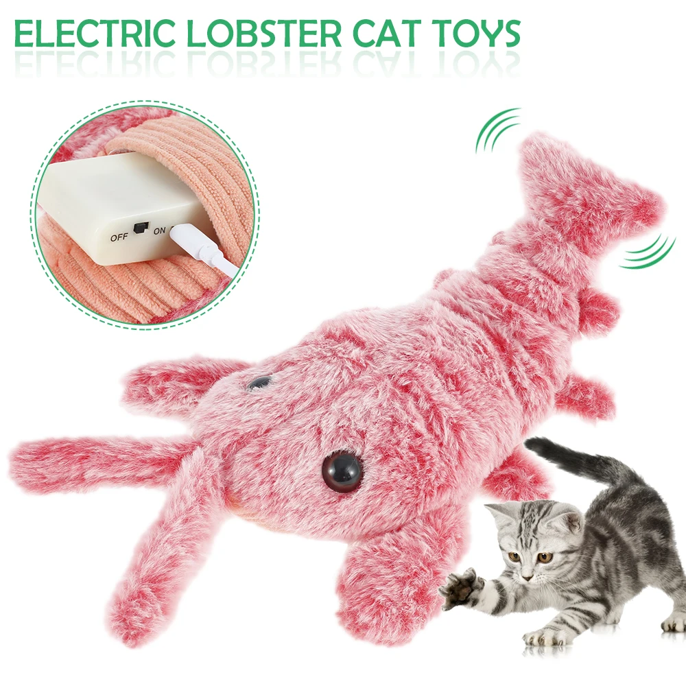 Rechargeable Durable Catnip Cat Toys Electric Dancing Lobster Soft Toy Washable Teeth Cleaning Prop for Kitten Chewing Supplies
Rechargeable Durable Catnip Cat Toys Electric Dancing Lobster Soft Toy Washable Teeth Cleaning Prop for Kitten Chewing Supplies
