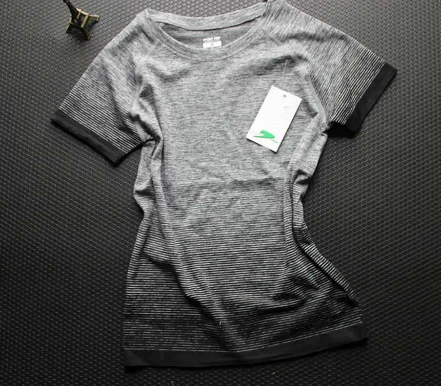 Gym Women's Sport Shirts Quick Dry Running T-shirt Sleeve Fitness Clothes Tees & Tops Deporte Mujer P096
Gym Women's Sport Shirts Quick Dry Running T-shirt Sleeve Fitness Clothes Tees & Tops Deporte Mujer P096