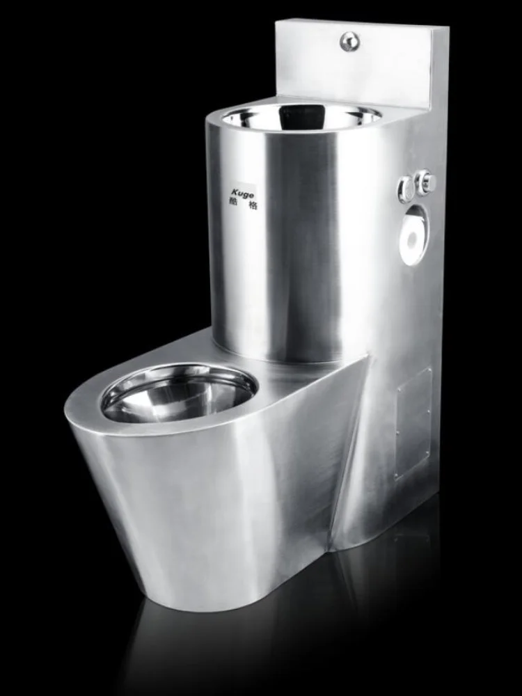 Stainless Steel One Piece No Break Prison Combination Toilet floor mounted toilet With Sink
Stainless Steel One Piece No Break Prison Combination Toilet floor mounted toilet With Sink