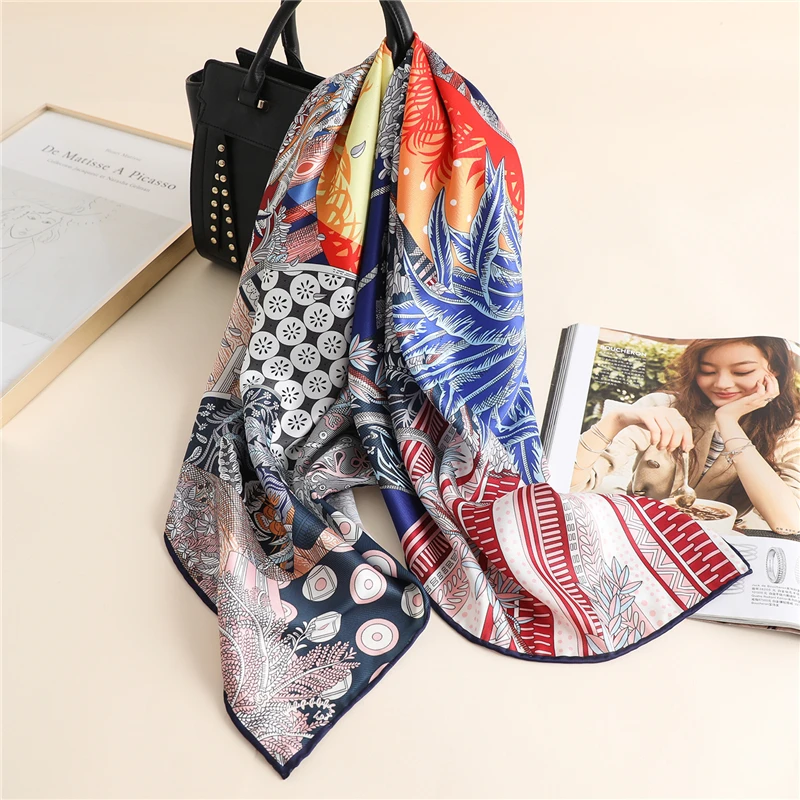 2021 Twill Women Silk Scarf Design Printing Neck Scarves Lady Foulard Hijab Headband Neckerchief Bandana Shawl Wrap Pashmina
2021 Twill Women Silk Scarf Design Printing Neck Scarves Lady Foulard Hijab Headband Neckerchief Bandana Shawl Wrap Pashmina