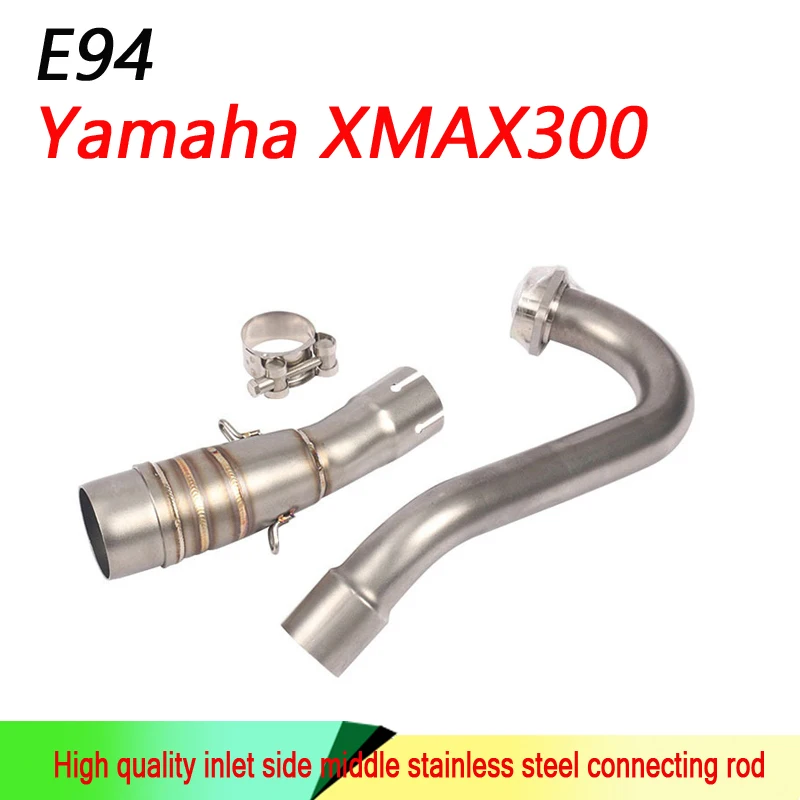 Motorcycle pedal exhaust pipe modified XMAX250 stainless steel front section XMAX300 modified elbow 17-18 years
Motorcycle pedal exhaust pipe modified XMAX250 stainless steel front section XMAX300 modified elbow 17-18 years