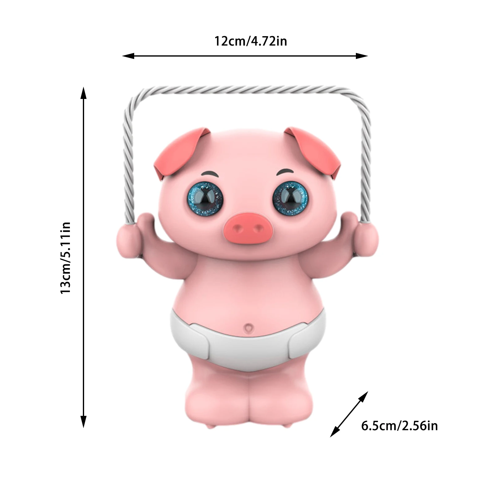 Creative Electric Rope Skipping Lovely Piggy Musical Electric Animal Pet Toy With Lights And Sounds Electonic Pet For Kids
Creative Electric Rope Skipping Lovely Piggy Musical Electric Animal Pet Toy With Lights And Sounds Electonic Pet For Kids