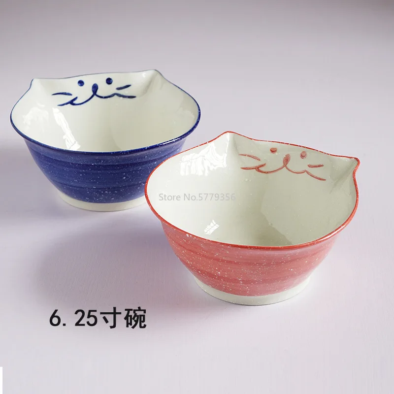 Japanese Cartoon Cute Cat Shape Children Household Tableware 6.25 Inch High Quality Practical Ceramic Soup Bowl
Japanese Cartoon Cute Cat Shape Children Household Tableware 6.25 Inch High Quality Practical Ceramic Soup Bowl