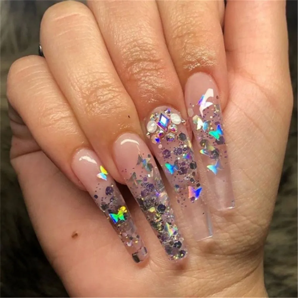 3D Nail Glitter Mixed Colorful Butterfly Holographic Nail Mirror Sequin Paillette for Nail Art Decoration Sticker Manicure Decor
3D Nail Glitter Mixed Colorful Butterfly Holographic Nail Mirror Sequin Paillette for Nail Art Decoration Sticker Manicure Decor