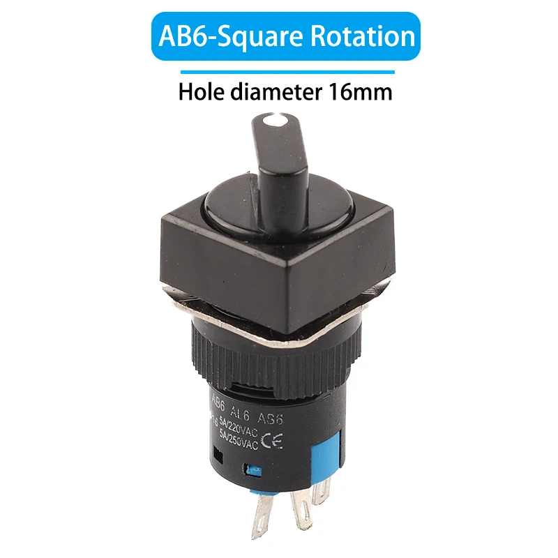 1 шт. Φ переключатель 16 мм, 3/6 позиционный маленький квадратный и круглый аварийный выключатель, переключатель питания для запуска с кнопкой AB6
1 шт. Φ переключатель 16 мм, 3/6 позиционный маленький квадратный и круглый аварийный выключатель, переключатель питания для запуска с кнопкой AB6