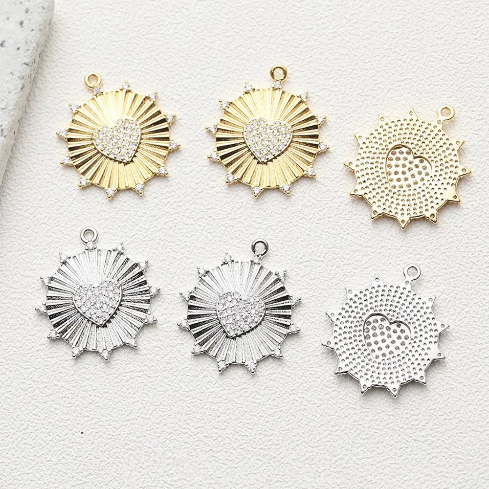 2PCS 14k Gold Plating Love Pendant Brass with Zircon for Jewelry Findings Diy Earrings Making Supplies Hand Made Accessories
2PCS 14k Gold Plating Love Pendant Brass with Zircon for Jewelry Findings Diy Earrings Making Supplies Hand Made Accessories