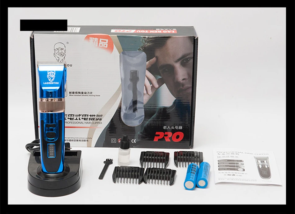 LED Electric Hair Clipper Rechargeable Low Noise Hair Cutting Machine Turbo Trimer For Men Barber Hair Shaving
LED Electric Hair Clipper Rechargeable Low Noise Hair Cutting Machine Turbo Trimer For Men Barber Hair Shaving