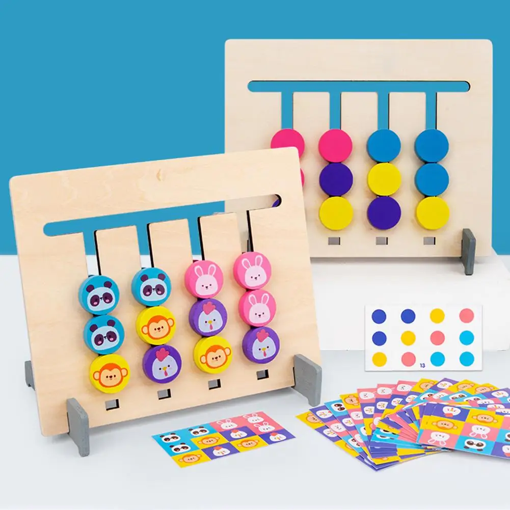 Double-Sided Wooden Four-Color Animal Logic Game Montessori Enlightenment Toys Kids Educational Toys for Children Gifts
Double-Sided Wooden Four-Color Animal Logic Game Montessori Enlightenment Toys Kids Educational Toys for Children Gifts
