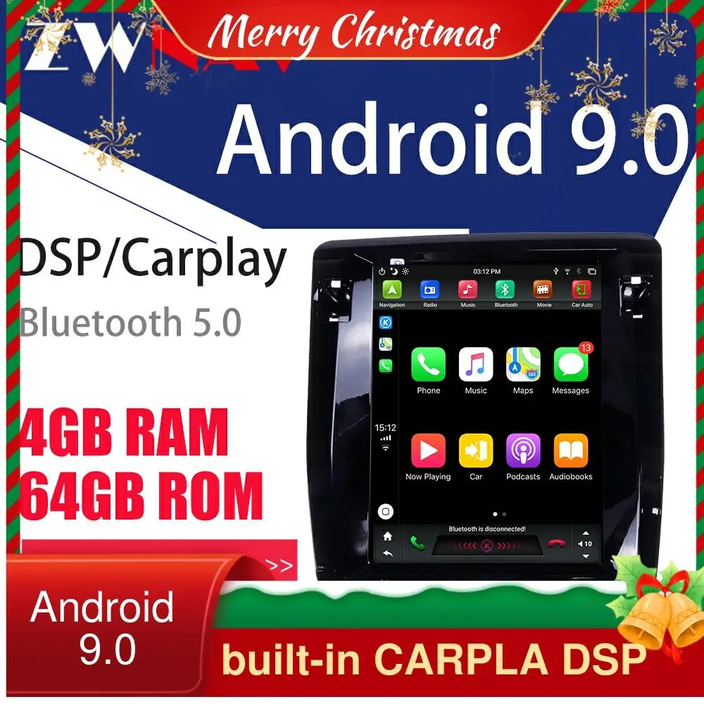 for Maserati Quattroporte M156 2013~2020 Android 9 PX6 Car Multimedia Player Stereo GPS DVD Radio NAVI Navigation Screen System
for Maserati Quattroporte M156 2013~2020 Android 9 PX6 Car Multimedia Player Stereo GPS DVD Radio NAVI Navigation Screen System