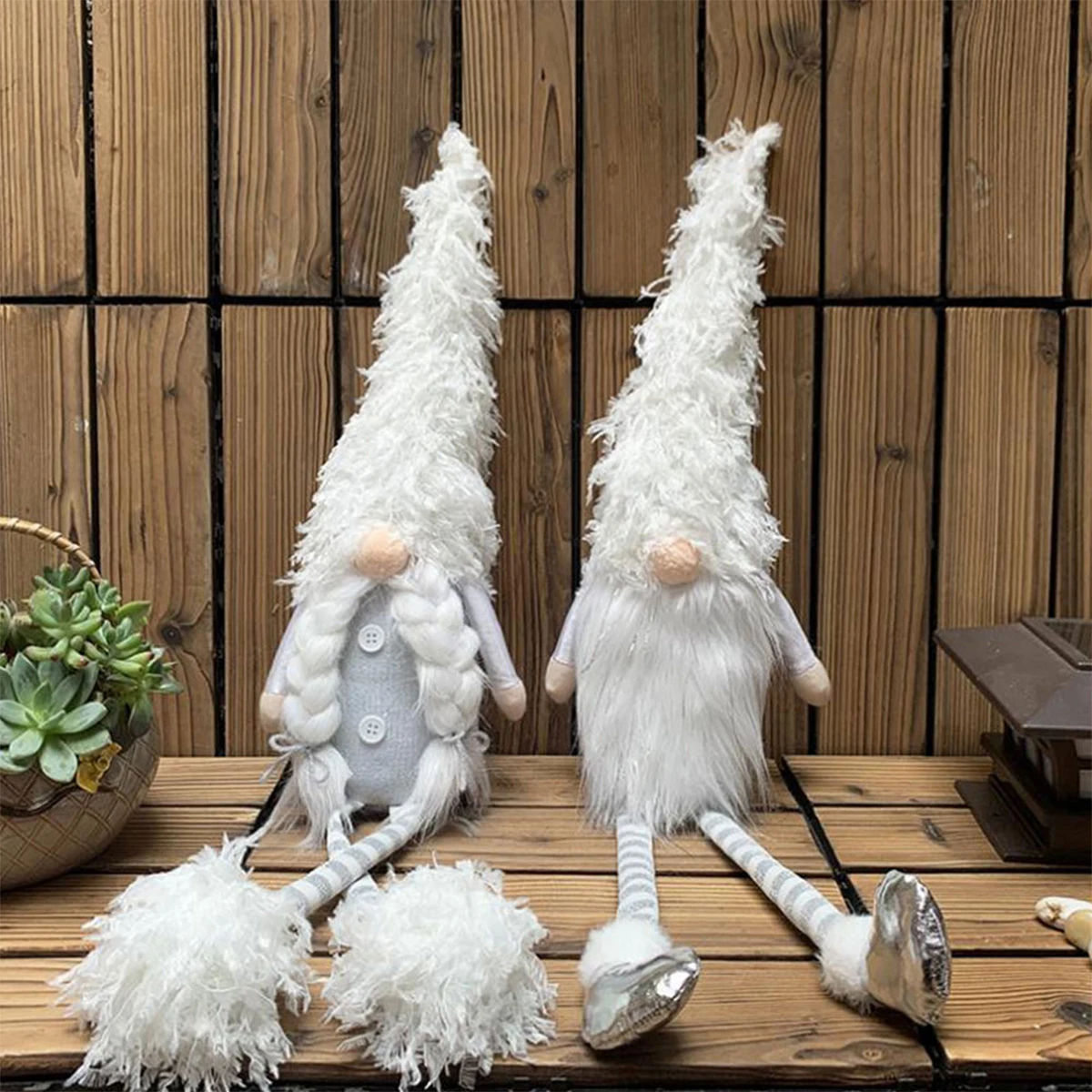 AA Christmas Gnome Plush Doll, Handmade Nordic Santa Tomte Ornament for Home Decoration
AA Christmas Gnome Plush Doll, Handmade Nordic Santa Tomte Ornament for Home Decoration