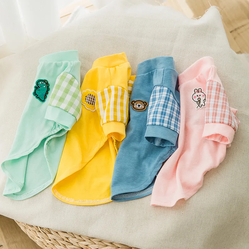 Pet clothes for small dog cat vest thin breathable cartoon T-shirt dogs cats for spring and summer chihuahua teddy clothing
Pet clothes for small dog cat vest thin breathable cartoon T-shirt dogs cats for spring and summer chihuahua teddy clothing