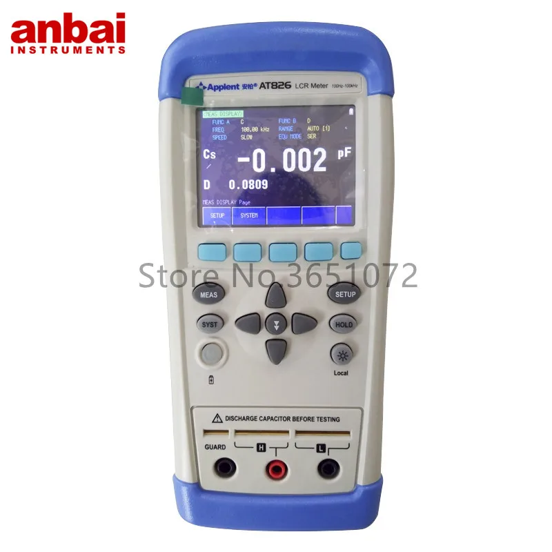 Applent AT826 ручной измеритель иммитанса Portable ESR Meter RLC Meter|lcr|lcr meter |