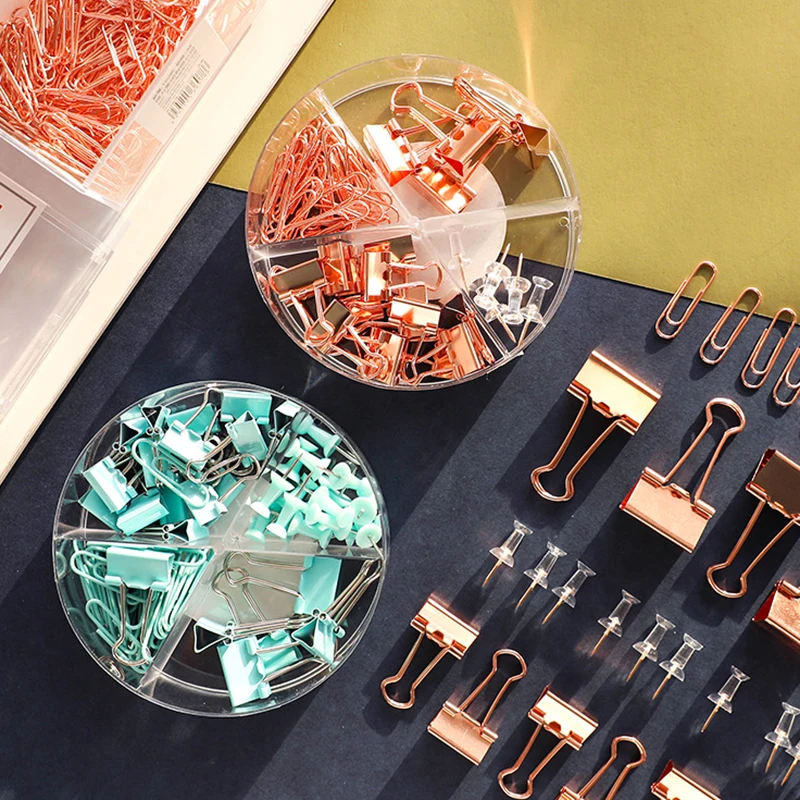 Stationery Binder Clips Multi-Kind Multifunctional Practical Desk Organize Kits for Office School Home Supplies Скрепки и зажимы 
Stationery Binder Clips Multi-Kind Multifunctional Practical Desk Organize Kits for Office School Home Supplies Скрепки и зажимы