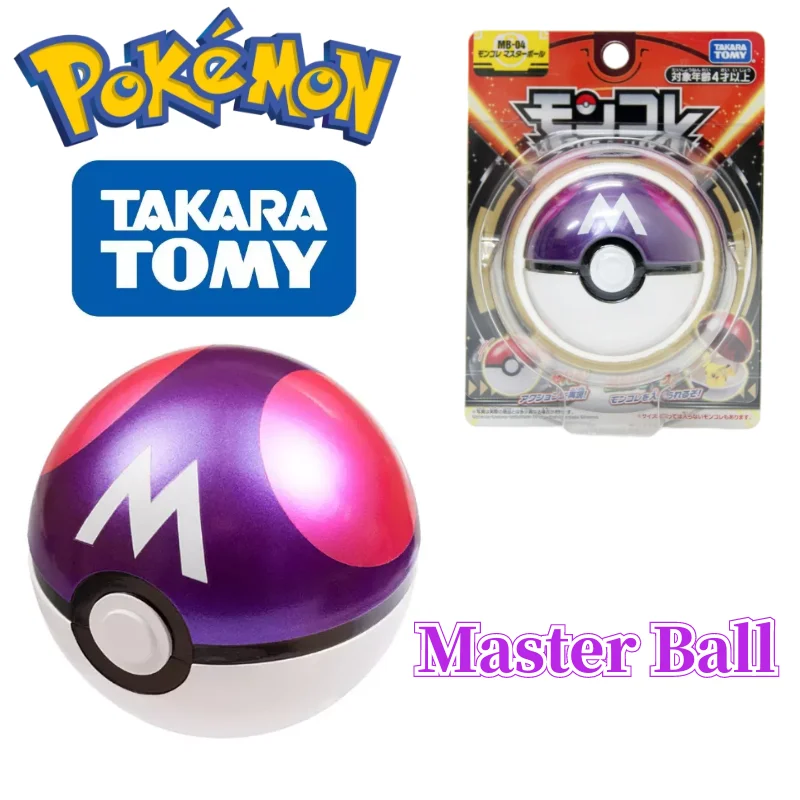 TOMY Pokemon Figures Pokeball Master Ball High-Quality Exquisite Appearance Perfectly Reproduce Anime Collection Child Gift
TOMY Pokemon Figures Pokeball Master Ball High-Quality Exquisite Appearance Perfectly Reproduce Anime Collection Child Gift
