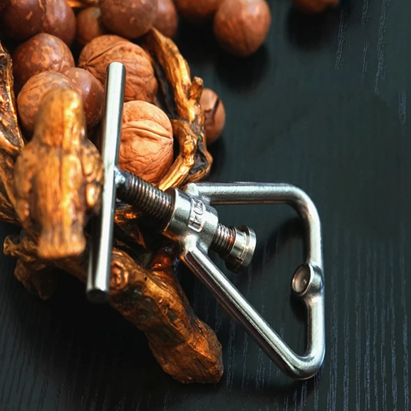 Nut Cracker Black Walnut Cracker Stainless Steel Heavy Duty Nutcracker Tool for Hazelnut,Almonds,All Nuts
Nut Cracker Black Walnut Cracker Stainless Steel Heavy Duty Nutcracker Tool for Hazelnut,Almonds,All Nuts