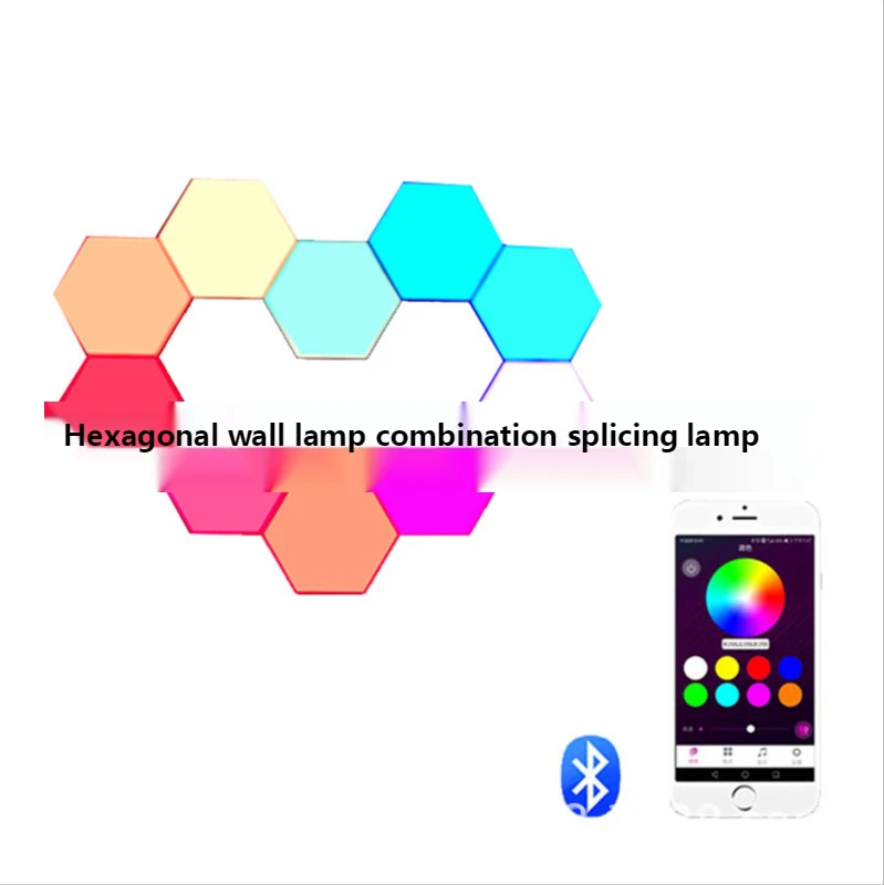 Honeycomb Module Light Smart Home Honeycomb Light Hexagonal Creative Wall Lamp Combination Mosaic Bedroom Decorative Lights
Honeycomb Module Light Smart Home Honeycomb Light Hexagonal Creative Wall Lamp Combination Mosaic Bedroom Decorative Lights
