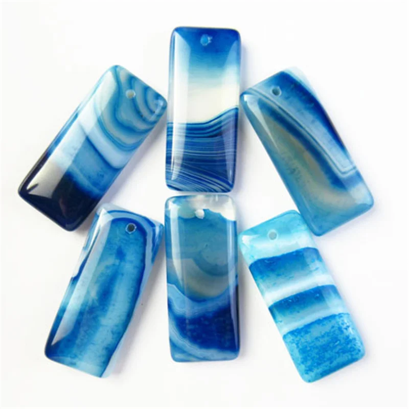 6Pcs 35x15x6mm Blue White Onyx Agates Oblong Pendant for Stone Jewelry Fashion wholesale SK60446
6Pcs 35x15x6mm Blue White Onyx Agates Oblong Pendant for Stone Jewelry Fashion wholesale SK60446