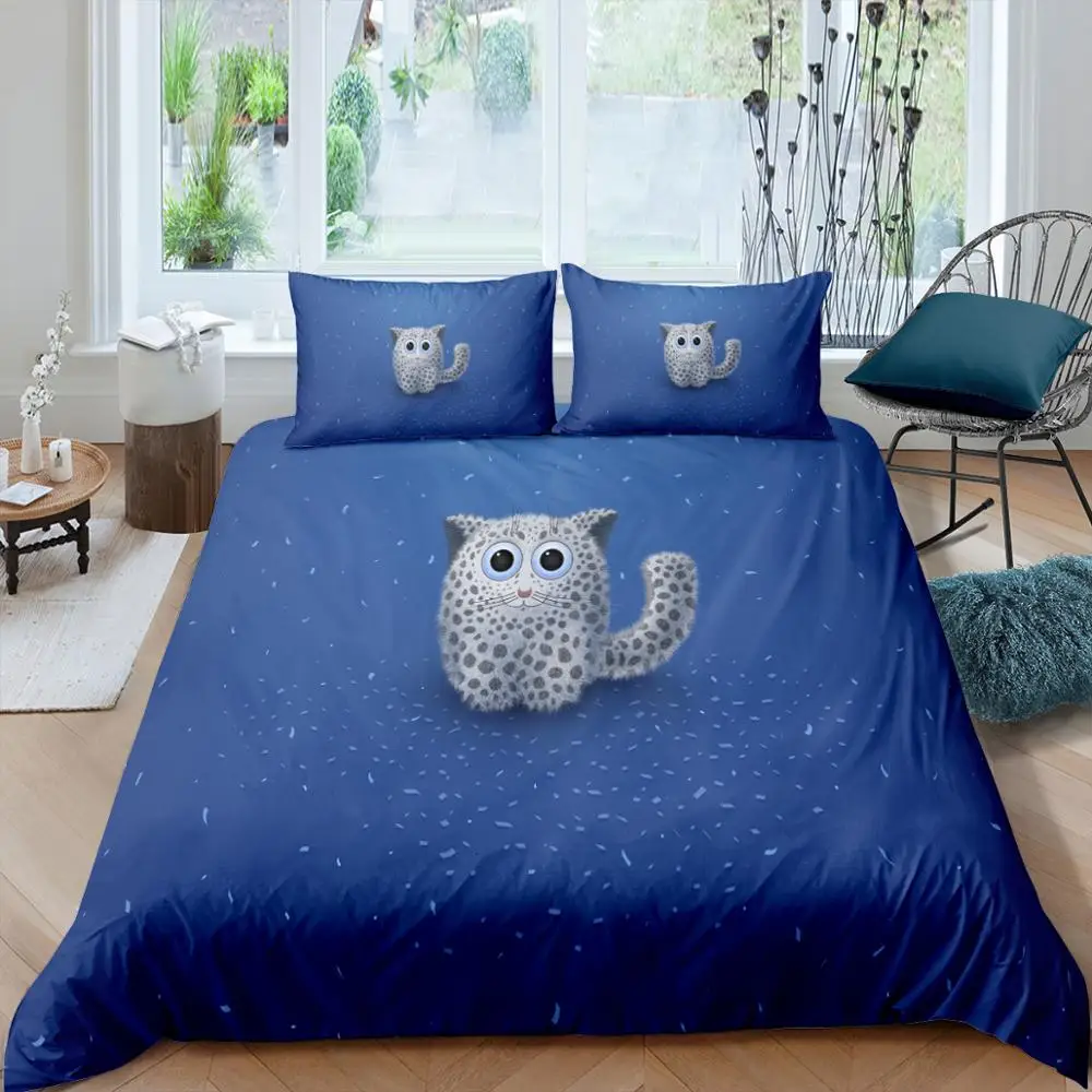 Funny Cat Bedding Set Queen 3D Cute Printed Duvet Cover Bedclothes 2/3pcs Home Textiles Luxury High Quality Bedspread
Funny Cat Bedding Set Queen 3D Cute Printed Duvet Cover Bedclothes 2/3pcs Home Textiles Luxury High Quality Bedspread