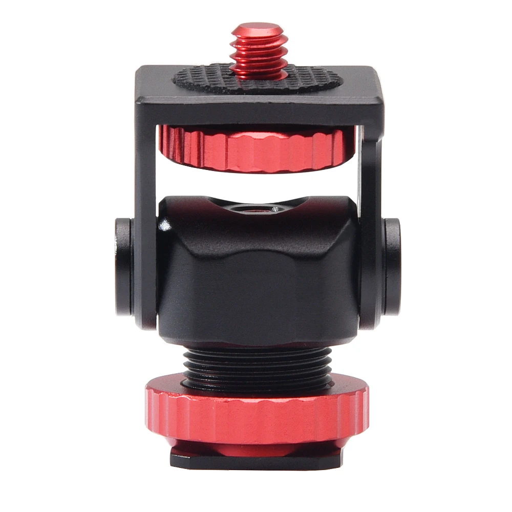 SETTO Camera Monitor Holder Mount with Cold Shoe for Monitor Led Video Light boya Microphone 360° Swivel and 180° Tilt
SETTO Camera Monitor Holder Mount with Cold Shoe for Monitor Led Video Light boya Microphone 360° Swivel and 180° Tilt