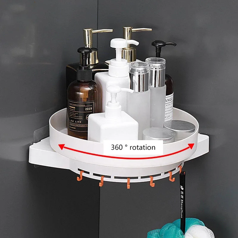 Bathroom Triangle Shelf Cosmetic Rack No-Punching Rotating Storage Rack Portable Bathroom Storage Box Organizer Bath Accessories
Bathroom Triangle Shelf Cosmetic Rack No-Punching Rotating Storage Rack Portable Bathroom Storage Box Organizer Bath Accessories