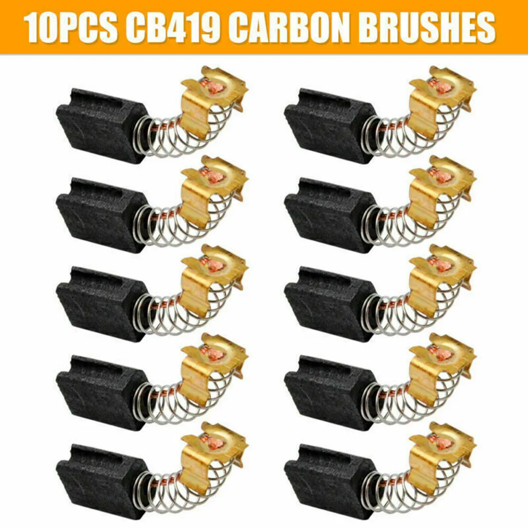 10pcs Carbon Brushes ForMakita Angle Grinder GA5030 CB325 / 459/303/419/203 Carbon And Metal Carbon Brush Hand Tool
10pcs Carbon Brushes ForMakita Angle Grinder GA5030 CB325 / 459/303/419/203 Carbon And Metal Carbon Brush Hand Tool