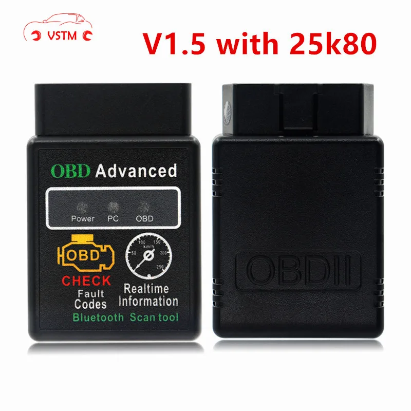 HHOBD Chip 25K80 Version 1.5 ELM327 HH OBD Advanced OBDII OBD2 bluetooth Mini ELM327 Auto CAN Wireless Adapter Scanner 
HHOBD Chip 25K80 Version 1.5 ELM327 HH OBD Advanced OBDII OBD2 bluetooth Mini ELM327 Auto CAN Wireless Adapter Scanner
