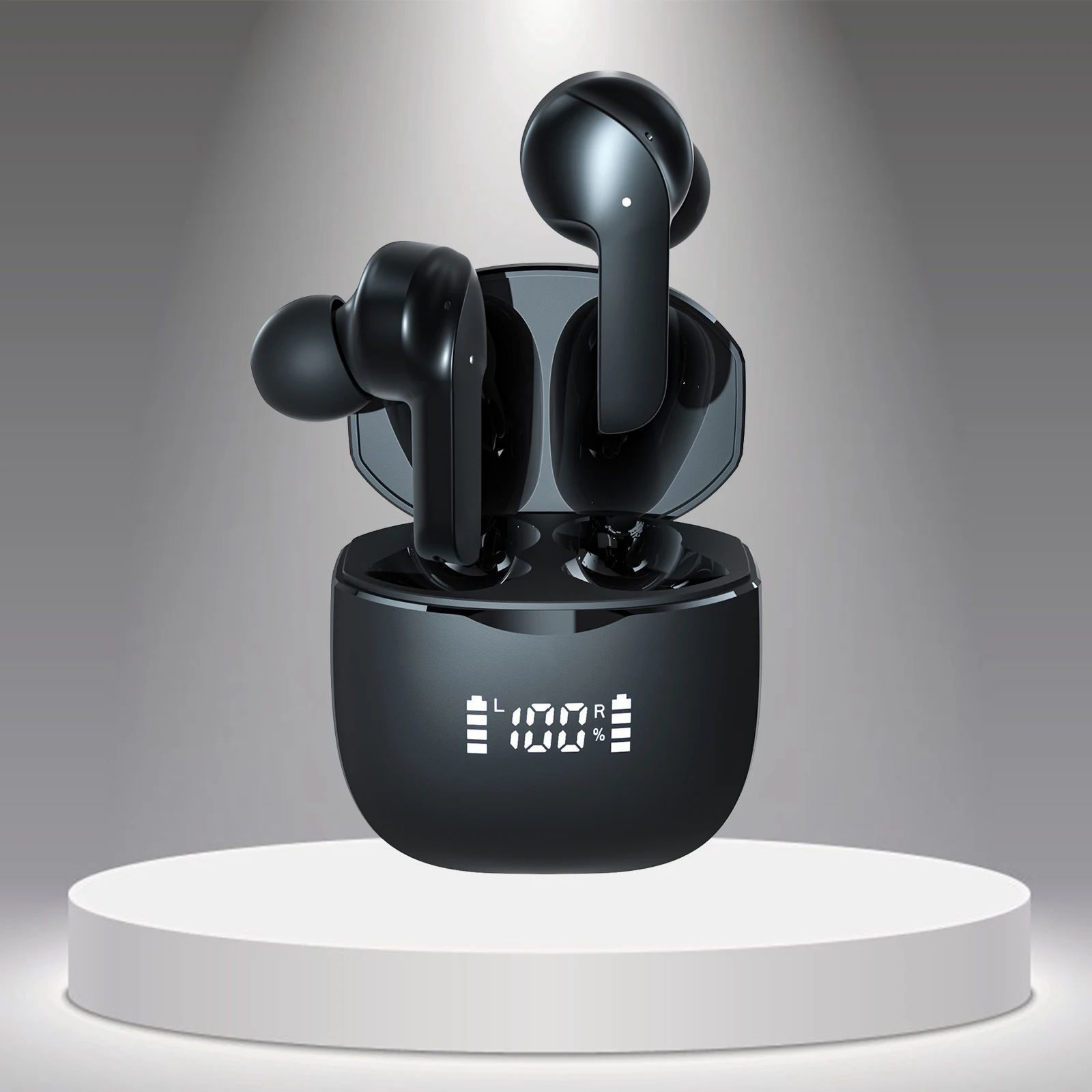 Wireless Bluetooth Earphones Bluetooth 5.2 LED Display Earbud for Work Running Student
Wireless Bluetooth Earphones Bluetooth 5.2 LED Display Earbud for Work Running Student