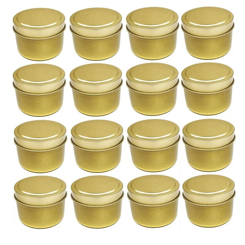 16 PCS Metal Candle Tin Cans 4 Oz Empty Candle Jars with Lids for Making Candles Bulk Crafts Storage and Gifts
16 PCS Metal Candle Tin Cans 4 Oz Empty Candle Jars with Lids for Making Candles Bulk Crafts Storage and Gifts