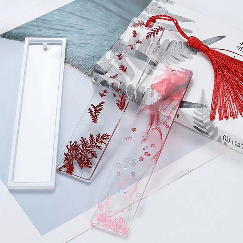Rectangle Silicone Bookmark Mold DIY Bookmark Mould Making Epoxy Resin Jewelry Silicone Transparent Mold 
Rectangle Silicone Bookmark Mold DIY Bookmark Mould Making Epoxy Resin Jewelry Silicone Transparent Mold