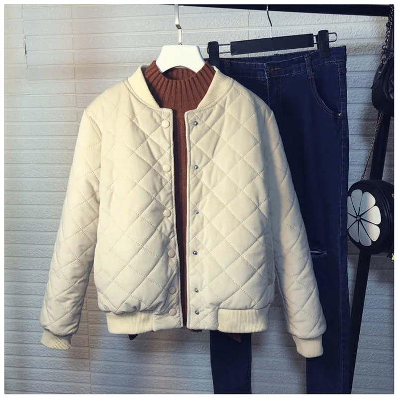 2021 Winter New Cotton Jacket Women Baseball Uniform Short Slim Gold Velvet Coat Female Fashion Wild Warm Women's Clothing
2021 Winter New Cotton Jacket Women Baseball Uniform Short Slim Gold Velvet Coat Female Fashion Wild Warm Women's Clothing