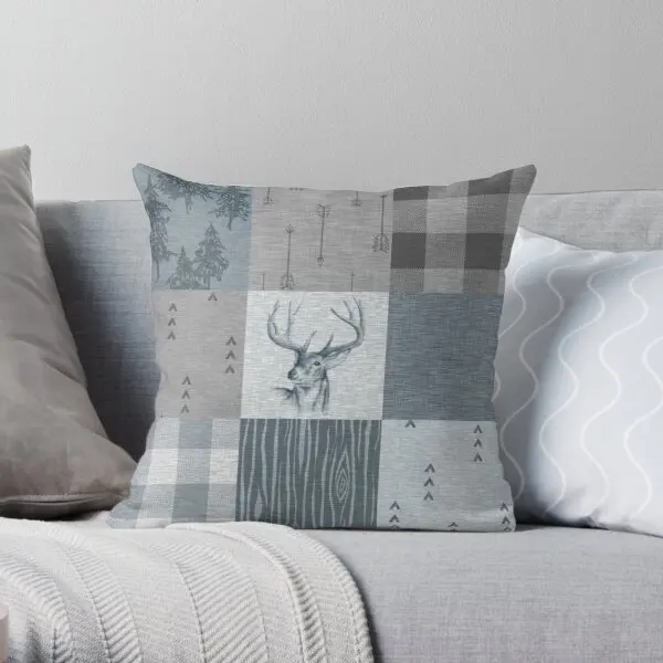 Deer Patchwork Rustic Blue And Grey Printing Throw Pillow Cover Bed Cushion Office Car Comfort Bedroom Pillows not include
Deer Patchwork Rustic Blue And Grey Printing Throw Pillow Cover Bed Cushion Office Car Comfort Bedroom Pillows not include