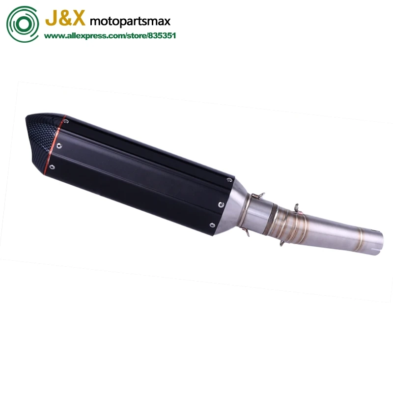 Motorcycle Exhaust Muffler middle Link Pipe Carbon Fiber Slip on Escape FOR HONDA NC700 NC750 NC750X 2012-2017
Motorcycle Exhaust Muffler middle Link Pipe Carbon Fiber Slip on Escape FOR HONDA NC700 NC750 NC750X 2012-2017
