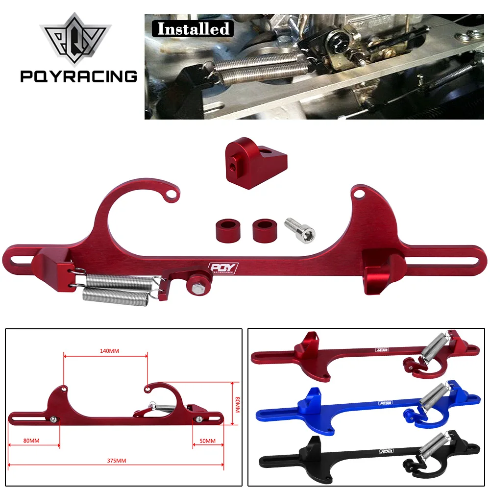 PQY - Billet Aluminum Throttle Cable Bracket For Ford cable Fit Quick Fuel 4150 and 4160 Carburetor 350 FF PQY-TCB01
PQY - Billet Aluminum Throttle Cable Bracket For Ford cable Fit Quick Fuel 4150 and 4160 Carburetor 350 FF PQY-TCB01