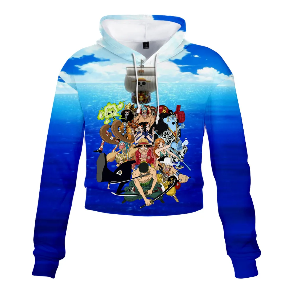 Anime One Piece Crop Top Hoodie Women Kawaii Japanese Streetwear Hip Hop Pullover Cropped Hooded Sweatshirt Cosplay Costume
Anime One Piece Crop Top Hoodie Women Kawaii Japanese Streetwear Hip Hop Pullover Cropped Hooded Sweatshirt Cosplay Costume