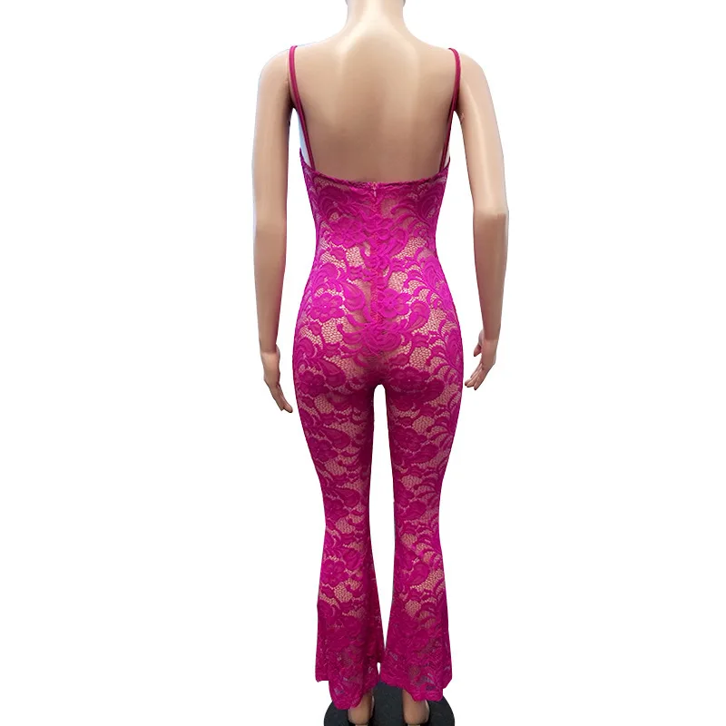 Sexy Club Straped Lace Rompers Womens Jumpsuit Sleeveless Backless Belle Bottom Overalls Clubwear One Piece Plus Size Bodysuit
Sexy Club Straped Lace Rompers Womens Jumpsuit Sleeveless Backless Belle Bottom Overalls Clubwear One Piece Plus Size Bodysuit