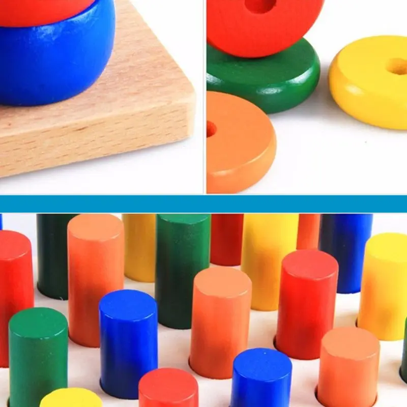 Wood Colors Shapes Match Game Assemble Toys Set Kids Brain Teaser Intelligence Development Early Educational Tool Children
Wood Colors Shapes Match Game Assemble Toys Set Kids Brain Teaser Intelligence Development Early Educational Tool Children