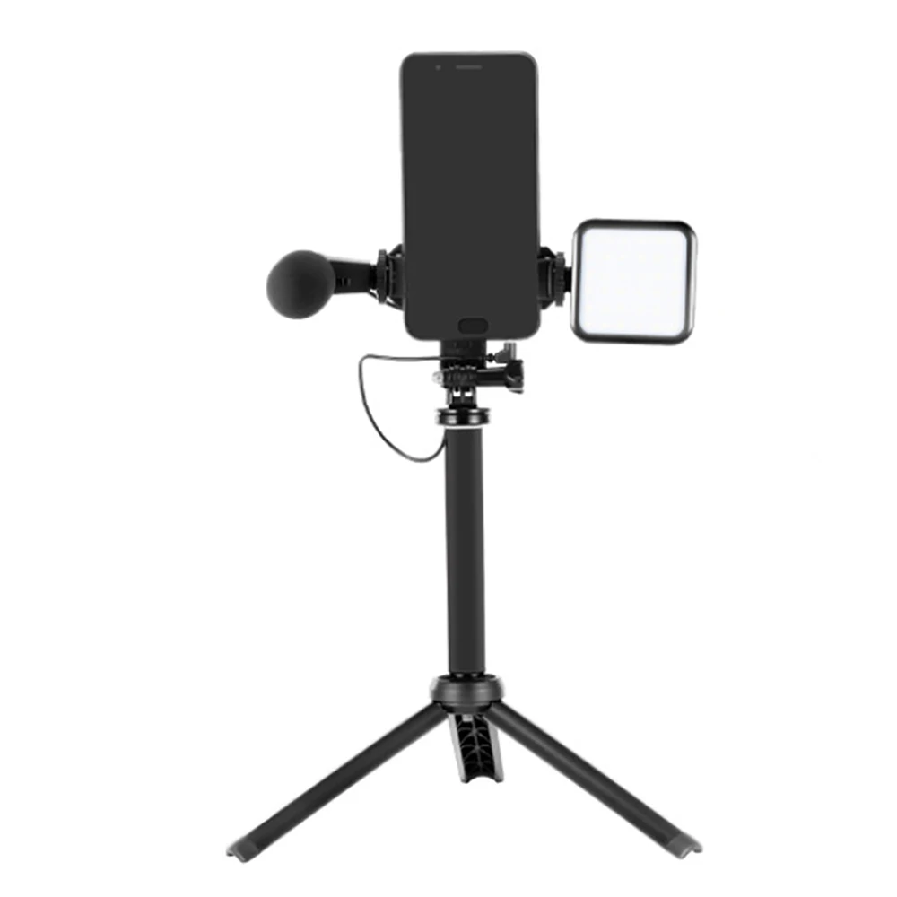 Lifting Phone Holder Multifunction Tripod Stand for Microphone Vlogging Phone Photography Live Streaming
Lifting Phone Holder Multifunction Tripod Stand for Microphone Vlogging Phone Photography Live Streaming