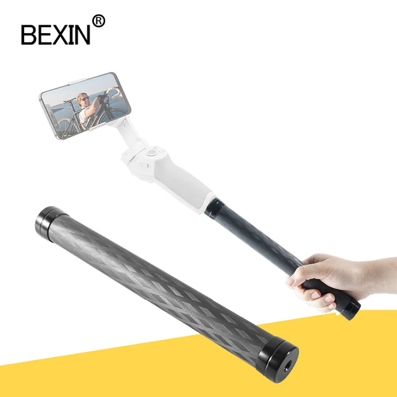 BEXIN carbon fiber extension rod is suitable for SLR camera, mobile phone handheld stabilizer, gimbal, tripod, and long axis rod
BEXIN carbon fiber extension rod is suitable for SLR camera, mobile phone handheld stabilizer, gimbal, tripod, and long axis rod